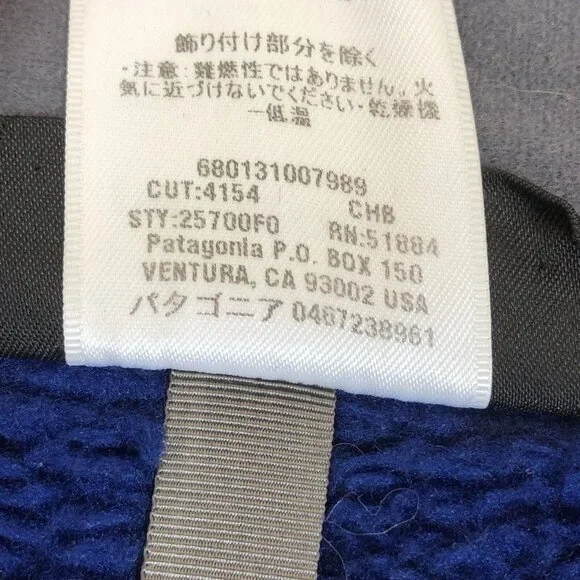 Patagonia  Mens R3 Hi-Loft Regulator Fleece Jacket Polartec Full Zip Size Medium - Picture 5 of 8